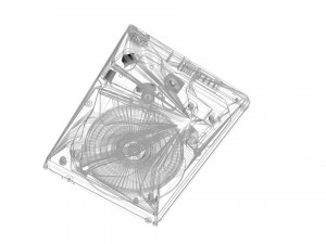 Opened Hard Disk Drive 3D Модель