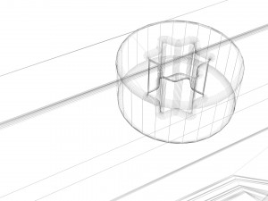 Opened Hard Disk Drive 3D Модель