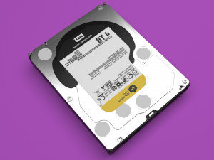 Opened Hard Disk Drive 3D Модель