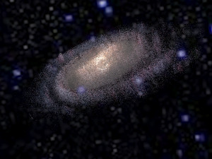 Milky Way Galaxy 3D-Modell