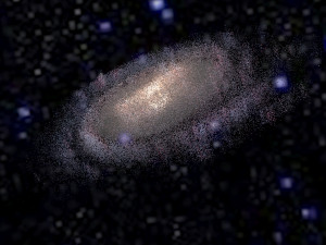 Milky Way Galaxy 3D-Modell