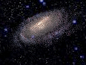 Milky Way Galaxy 3D-Modell