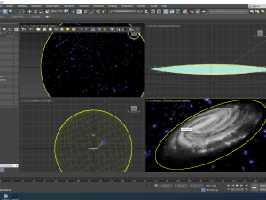 Milky Way Galaxy 3D-Modell