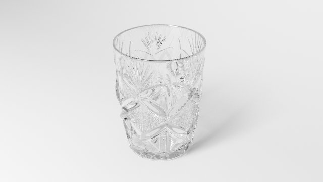 Crystal Glass Modello 3D .c4d .max .obj .3ds .fbx .stl .blend 