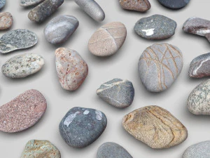 Rocks Set 3D Model
