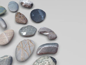 Rocks Set 3D Model