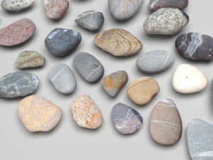 Rocks Set 3D Model
