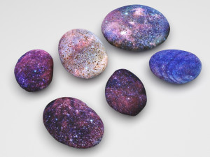 Galaxy Rocks Set 3D Model