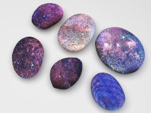 Galaxy Rocks Set 3D Модель