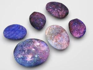 Galaksi Taşları Seti 3D Model