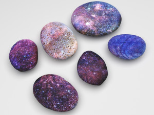 Galaxy Rocks Set 3D Модель