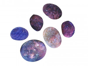 Galaxy Rocks Set 3D Модель
