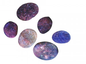 Galaxy Rocks Set 3D Модель