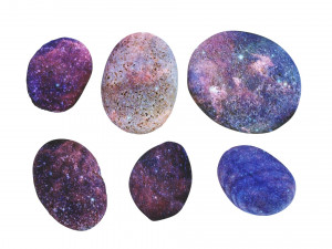 Galaxy Rocks Set 3D Модель