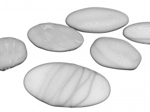 Galaxy Rocks Set 3D Модель