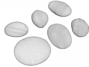 Galaxy Rocks Set 3D Модель