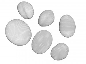 Galaxy Rocks Set 3D Модель
