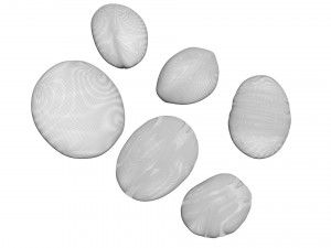 Galaxy Rocks Set 3D Модель