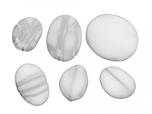 Galaxy Rocks Set 3D Модель