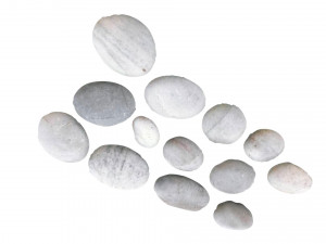 Grey and White Rocks Set 3D Модель