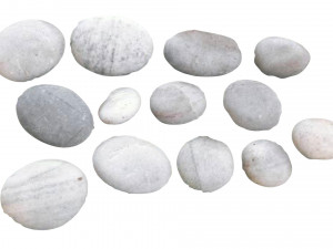 Grey and White Rocks Set 3D Модель