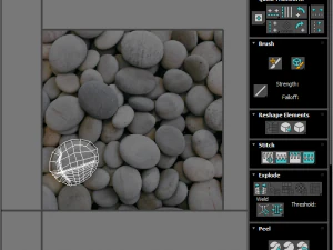 Grey and White Rocks Set 3D Model