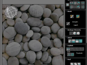 Grey and White Rocks Set 3D Model