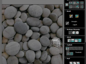 Grey and White Rocks Set 3D Model