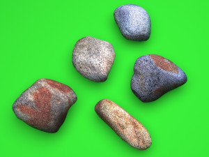 Rocks Set 3D Модель