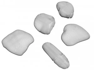 Conjunto de pedras Modelo 3D