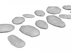 Rocks Set 3D Model