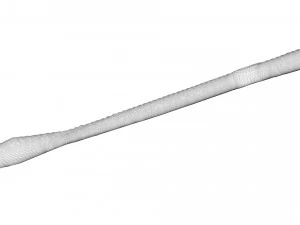 Straight Earthworm 3D Model