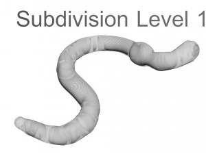 Earthworm 3D Model