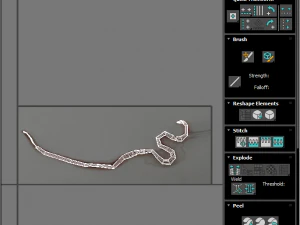 Roundworm 3D Model