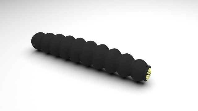 Monster Worm 3D Модель .c4d .max .obj .3ds .fbx .stl .blend 