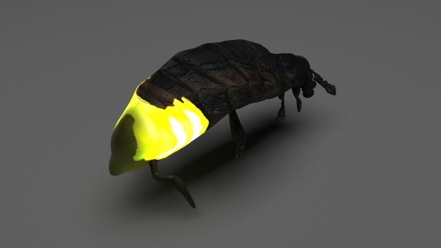 Glow Worm 3D-Modell .c4d .max .obj .3ds .fbx .stl .blend 