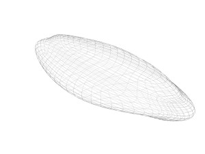 Brown Cocoa Fruit 3D Model