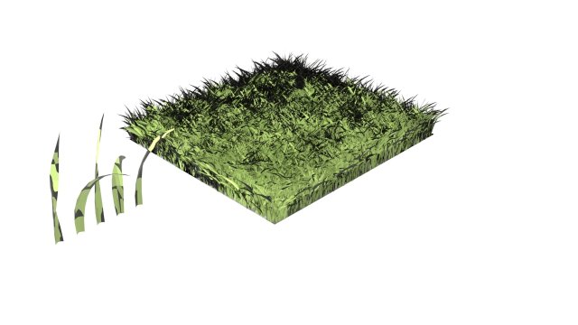 Grasses 3D 模型 .c4d .max .obj .3ds .fbx .stl .blend 