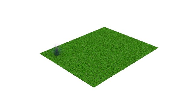 Grass and Flower Modelo 3D .c4d .max .obj .3ds .fbx .stl .blend 