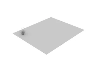 Grass and Flower 3D Model
