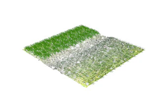 Gras en rotsen 3D Model
