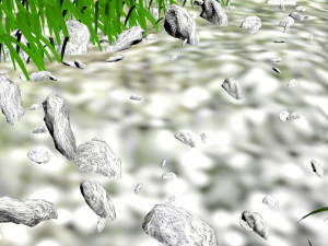 Grass and Rocks 3D-Modell