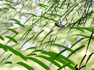 Grass and Rocks 3D Model