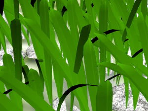 Grass and Rocks 3D Model