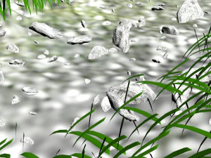 Grass and Rocks 3D Model