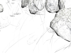 Grass and Rocks 3D-Modell