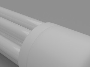 Fluorescent Lamp 3D Модель