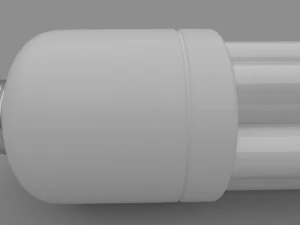 Fluorescent Lamp 3D Model