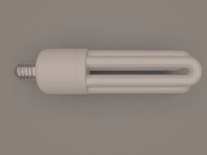 Fluorescent Lamp 3D Model