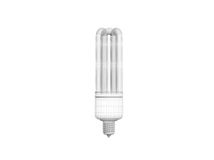 Fluorescent Lamp 3D Model